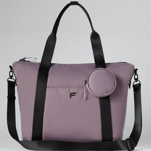 NWT Fabletics The Everyday Tote in Plum Cactus